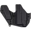 AIWB - Glock 43X Rail MOS + Streamlight TLR-7 Sub + zásobník - appendix vnitřní kydexové pouzdro - poloviční/plný sweatguard - ns - černá