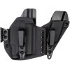 AIWB - Glock 43X Rail MOS + Streamlight TLR-7 Sub + zásobník - appendix vnitřní kydexové pouzdro - poloviční/plný sweatguard - ns - černá