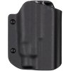 TAC - Glock 17/19 - Glock 19X/45 + Streamlight TLR-7 HL-X - taktické kydexové pouzdro - černá 3 mm