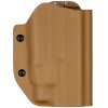 TAC - Glock 17/19 - Glock 19X/45 + Streamlight TLR-7 HL-X - taktické kydexové pouzdro - coyote hnědá 3 mm