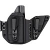 AIWB - Glock 19/23/32 - Glock 19X/45 + Streamlight TLR-7 X + zásobník - appendix vnitřní kydexové pouzdro - poloviční/bez sweatguardu - ns - černá/černá
