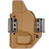 FROGY - Glock 17/22/31 + Fenix GL19R - vnější kydexové pouzdro - poloviční sweatguard - coyote hnědá