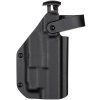 TAC - Glock 17/19 MOS - Glock 19X/45 + Glock GTL II - AUTO pojistka - taktické kydexové pouzdro - černá 3 mm