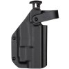 TAC - Glock 17/19 MOS - Glock 19X/45 + Glock GTL II - AUTO pojistka - taktické kydexové pouzdro - černá 3 mm