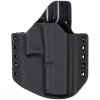 OWB - Glock 34 Gen5 - vnější kydexové pouzdro - poloviční sweatguard - černá/černá