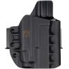 FROGY - Glock 19 Gen3-5 - Glock 19X/45 + Glock GTL II - vnější kydexové pouzdro - poloviční sweatguard - černá