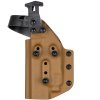 TAC - Glock 17/19 MOS - Glock 19X/45 + Glock GTL II - AUTO pojistka - taktické kydexové pouzdro - coyote hnědá 3 mm