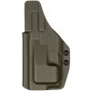 SHARKY - Glock 19 Gen3-5 - Glock 19X/45 + Glock GTL II - vnitřní kydexové pouzdro - plný sweatguard - olivová