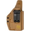 SHARKY - Glock 19 Gen3-5 - Glock 19X/45 + Glock GTL II - vnitřní kydexové pouzdro - plný sweatguard - coyote hnědá