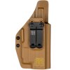SHARKY - Glock 17 Gen3-5 - Glock 47 + Glock GTL II - vnitřní kydexové pouzdro - plný sweatguard - coyote hnědá