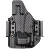 FROGY - Glock 19 Gen3-5 - Glock 19X/45 + Glock GTL II - vnější kydexové pouzdro - poloviční sweatguard - carbon