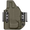 FROGY - Glock 19 Gen3-5 - Glock 19X/45 + Glock GTL II - vnější kydexové pouzdro - poloviční sweatguard - olivová