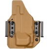 FROGY - Glock 19 Gen3-5 - Glock 19X/45 + Glock GTL II - vnější kydexové pouzdro - poloviční sweatguard - coyote hnědá