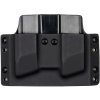 OWB - SIG Sauer P365 - vnější kydexové pouzdro na 2 zásobníky - plný sweatguard - černá/černá