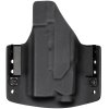 OWB - Glock 19 Gen5 - Glock 19X/45 + Fenix GL07 - vnější kydexové pouzdro - poloviční sweatguard - černá/černá