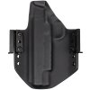 OWB - 1911 Rail 5" - vnější kydexové pouzdro - poloviční sweatguard - černá/černá