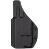 IWB - Glock 19 Gen3-5 - Glock 19X/45 + Glock GTL II - vnitřní kydexové pouzdro plný - sweatguard - ns - černá