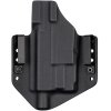 OWB - Glock 19 Gen5 - Glock 19X/45 + Glock GTL II + ZÁVIT - vnější kydexové pouzdro - poloviční sweatguard - černá/černá