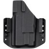 OWB - Glock 19 Gen5 - Glock 19X/45 + Glock GTL II - vnější kydexové pouzdro - poloviční sweatguard - černá/černá