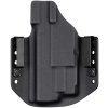 OWB - Glock 17 Gen5 - Glock 47 + Glock GTL II - vnější kydexové pouzdro - poloviční sweatguard - černá/černá