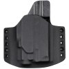 OWB - Walther PDP 4" + Fenix GL22 - vnější kydexové pouzdro - poloviční sweatguard - černá/černá