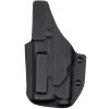 IWB - Glock 19/23/32 - Glock 19X/45 + Fenix GL07 - vnitřní kydexové pouzdro - plný sweatguard - ns - černá
