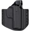 OWB - CZ 75 P-01 Ω - CZ 75 D Compact - CZ 75 Compact Shadow Line - vnější kydexové pouzdro - poloviční sweatguard - černá/černá