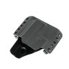 OWB - Glock 43/43X - vnější kydexové pouzdro - poloviční sweatguard - tmavě šedá/černá