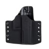 OWB - CZ P-07 - vnější kydexové pouzdro - poloviční sweatguard - černá/černá