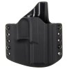 OWB - CZ P-10 C - vnější kydexové pouzdro - poloviční sweatguard - černá/černá