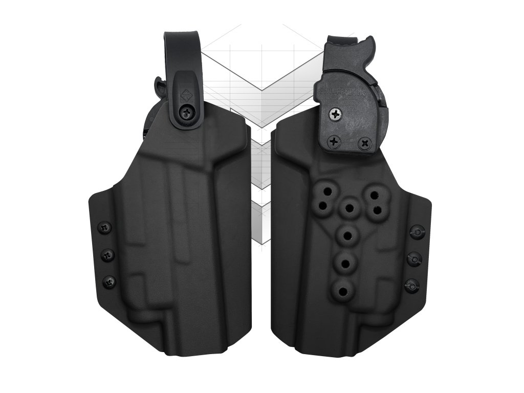 SABRE SYSTEMS DUTY RDC ARCHON TYPE B / D - služební kydexové pouzdro s pojistkou a krytem kolimátoru