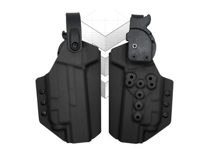 SABRE SYSTEMS DUTY RDC ARCHON TYPE B / D - služební kydexové pouzdro s pojistkou a krytem kolimátoru