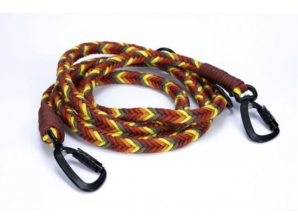 Paracordové přepínací vodítko Heavy červená žlutá