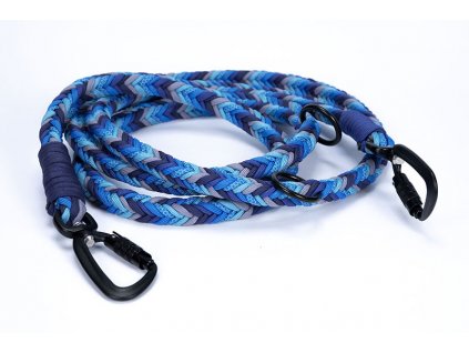 Paracordové přepínací vodítko Heavy modrá