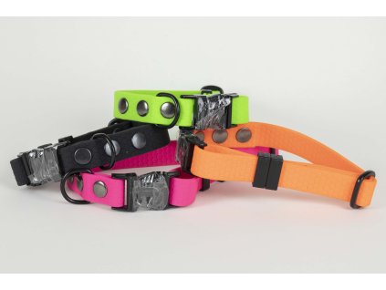 Obojek hexa 20mm černý trojzubec