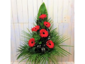 03 SMUTEČNÍ KYTICE GERBERA