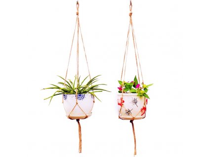 Hanging Rope Basket Handcrafted Braided Hanger Pot Hemp Rope Flower Pots For Garden Green Plant greening.jpg Q90.jpg