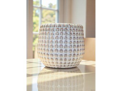 Bubble pot bílý (Průměr 12,5 cm)
