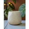 Betonový obal krémový (Průměr 17 cm)