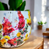 Obal Designed by Lammie - Floral White (Průměr 15 cm)