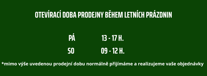 otevírací doba letní prázdniny