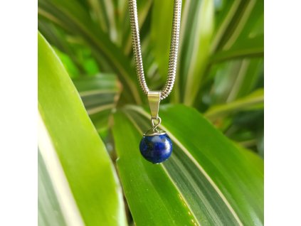 Lolla Náhrdelník (nerezová ocel, lapislazuli)1