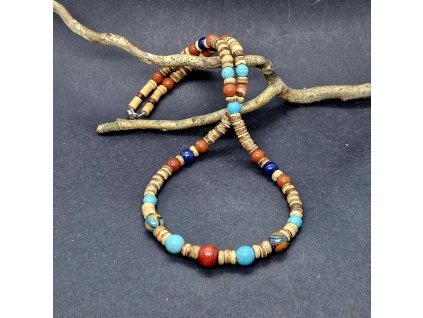 Robin 5 Pánský náhrdelník (kokos, minerály)1