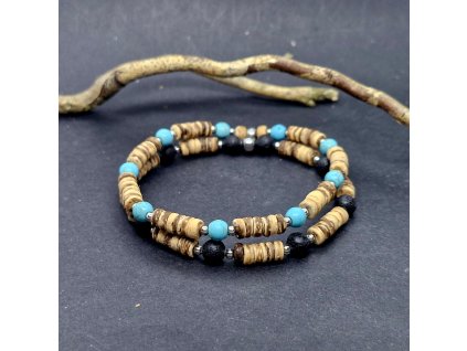 Ralf Sada pánských náramků (kokos, minerály)1