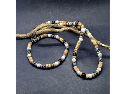 Robin Souprava (kokos, obsidián, howlit)1