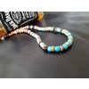 Menko 2 Náhrdelník (Santal,kokos,tyrkys)5