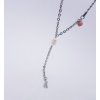 Ajax Náhrdelník (nerezová ocel, rodonit)2