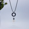 Karin 2 Náhrdelník (hematit, perla, nerez. ocel)3