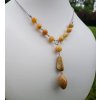 Nostalgie 5 Náhrdelník (avanturín, sklo, ocel)6
