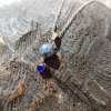 Kapka štěstí 3 Náhrdelník (lapis, chir. ocel)1